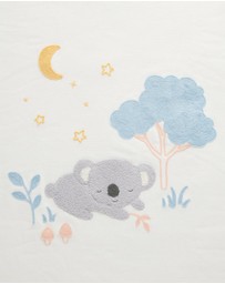 Purebaby - Embroidered Lined Blanket-Babies