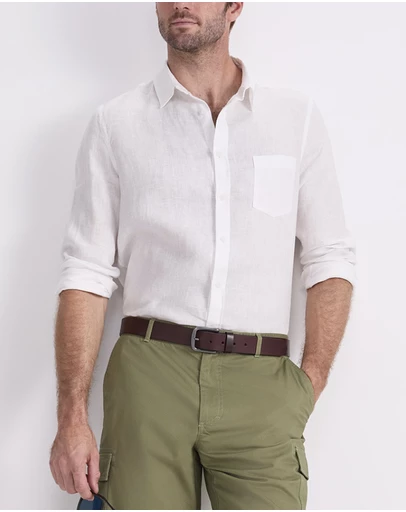 Sportscraft - Long Sleeve Linen Shirt