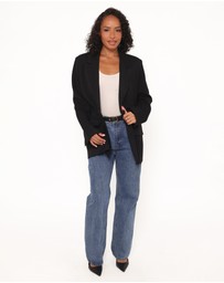 Petal & Pup - Tove Tie Back Blazer - Black