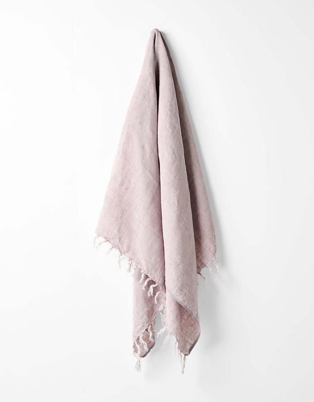 Aura Home - Linen Fringe Throw