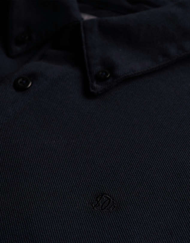 Superdry - Vintage Destroy Pique Long Sleeve Shirt