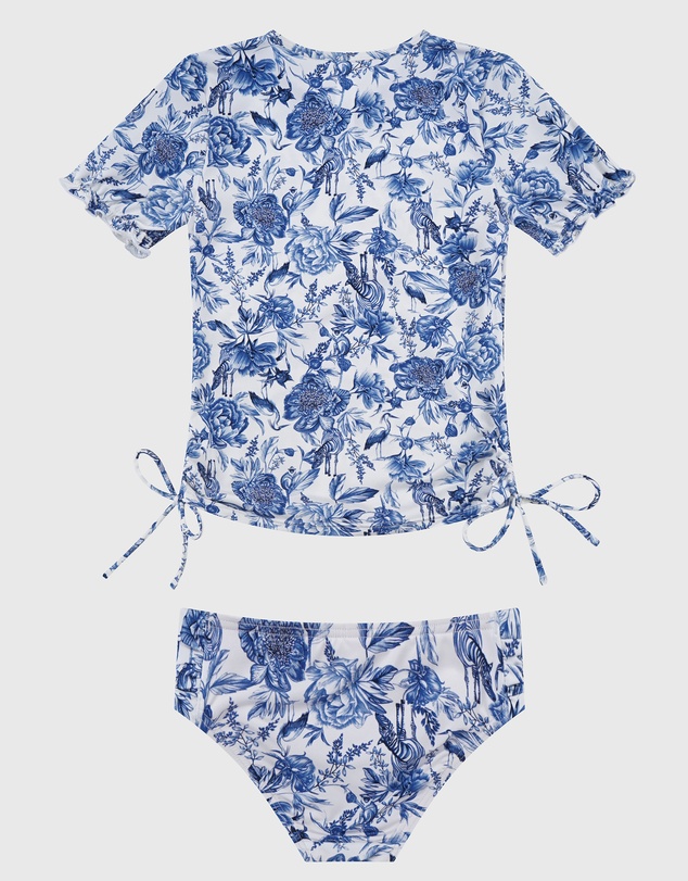Aqua Blu Kids - Azalea Short Sleeve Rash Vest Set - Kids