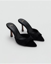 M.N.G - Velvet Pointed Heels