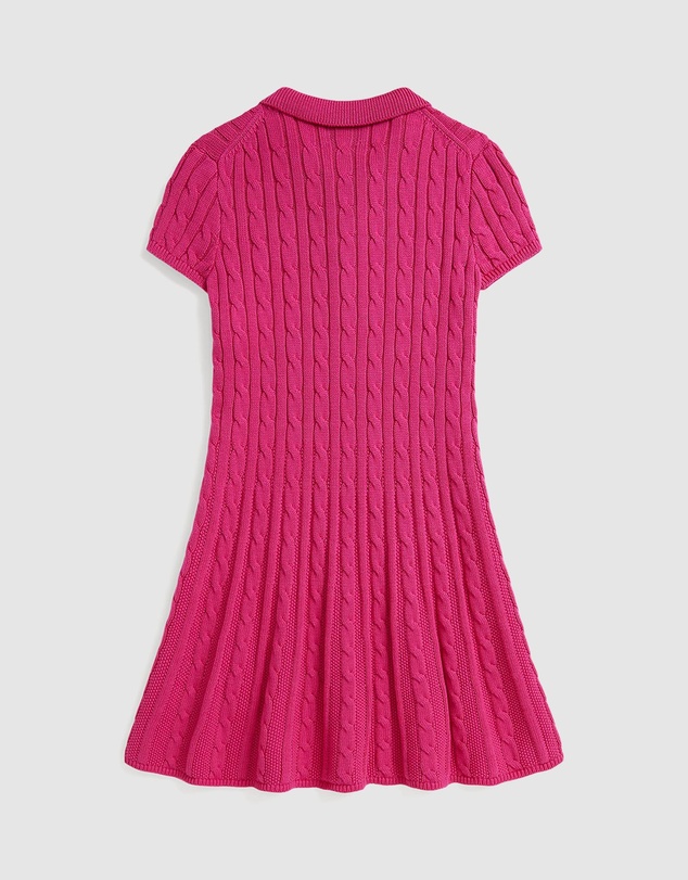 Polo Ralph Lauren - Cable-Knit Cotton Polo Sweater Dress - Babies-Teens