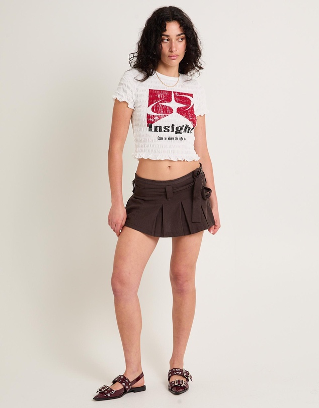 Insight - Mariola Pleated Mini Skirt