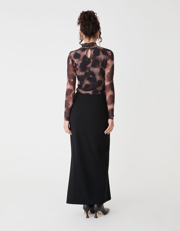 Forcast - Dasha Ruched Bamboo Skirt
