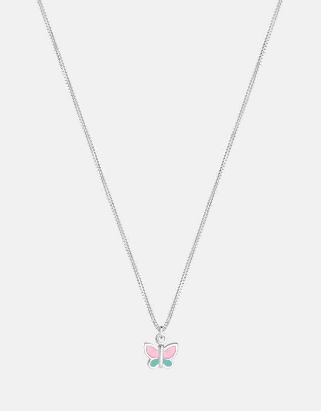 Elli Jewelry - Butterfly Kids Necklace in 925 Silver