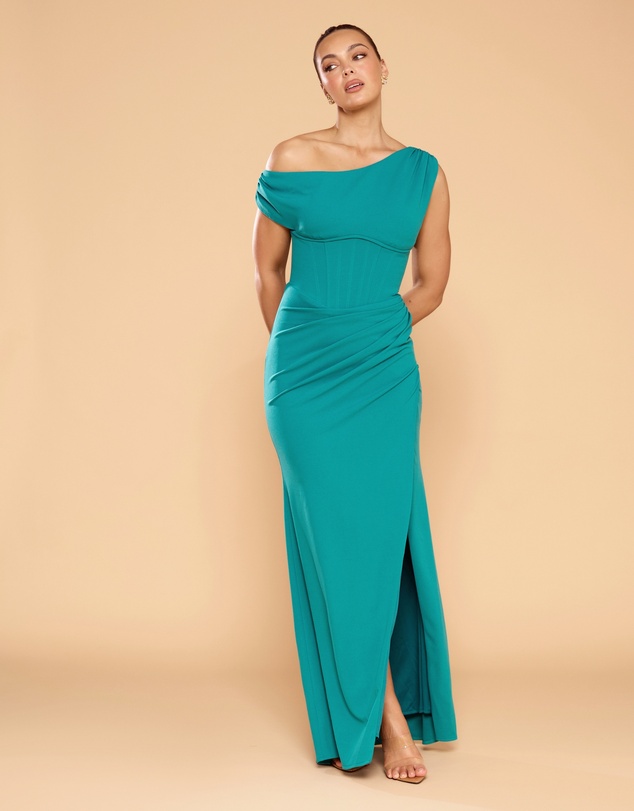 CATHERINE FERRARO - Nicolina Off Shoulder Gown