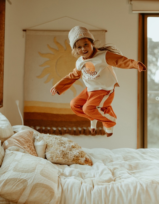 Banabae - Rad Kid Organic Stretch PJ Set - Sunsets