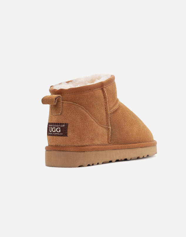 Ozwear Connection Uggs - Ugg Boots Genuine Australian Sheepskin Unisex Ankle Classic Suede