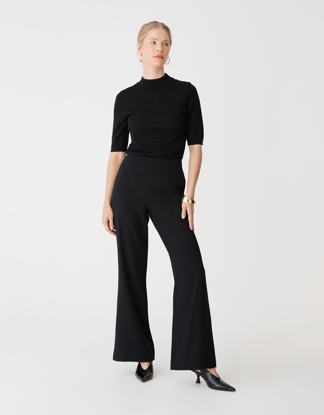 Forcast - Kaitlyn Crepe Bootleg Pants