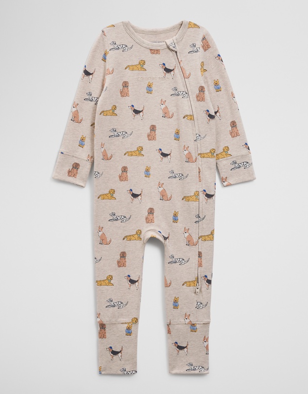 Country Road - Organically Grown Cotton Jersey Print Jumpsuit