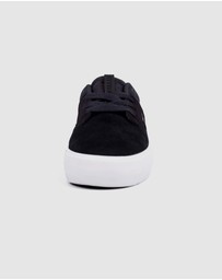Fallen Footwear - Fallen Footwear Phoenix Kids Vulcanised Sole Shoes Black/White