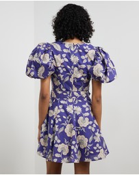Sofia Irina - Balloon Sleeve Mini Dress