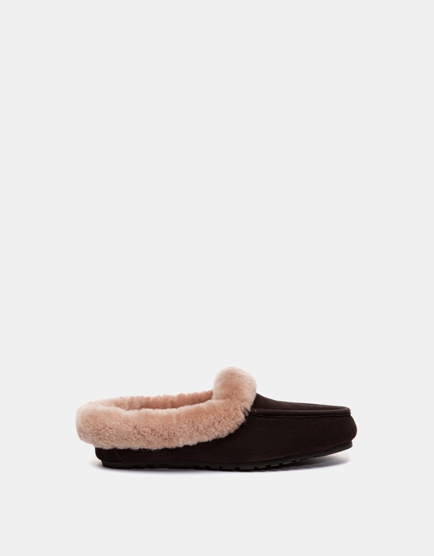 EVERAU - Australian Shepherd Ugg Noelle Cow Suede Upper Loafer Oxfords Flats