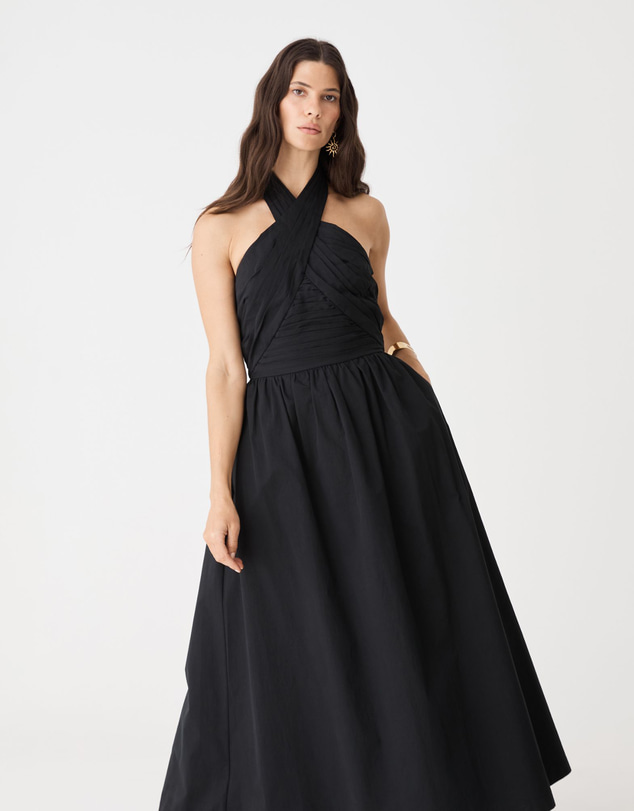 Forcast - Kayleigh Cotton Halter Dress