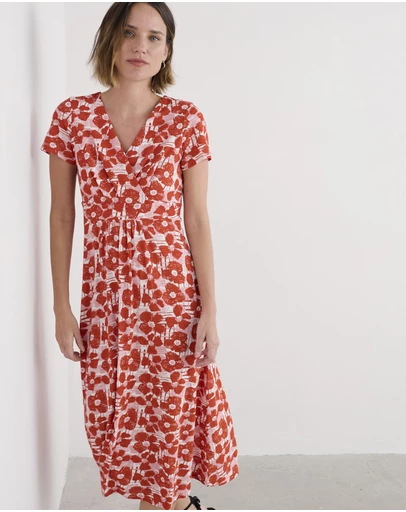 Seasalt - Seasalt Cornwall Orange Chapelle Dress