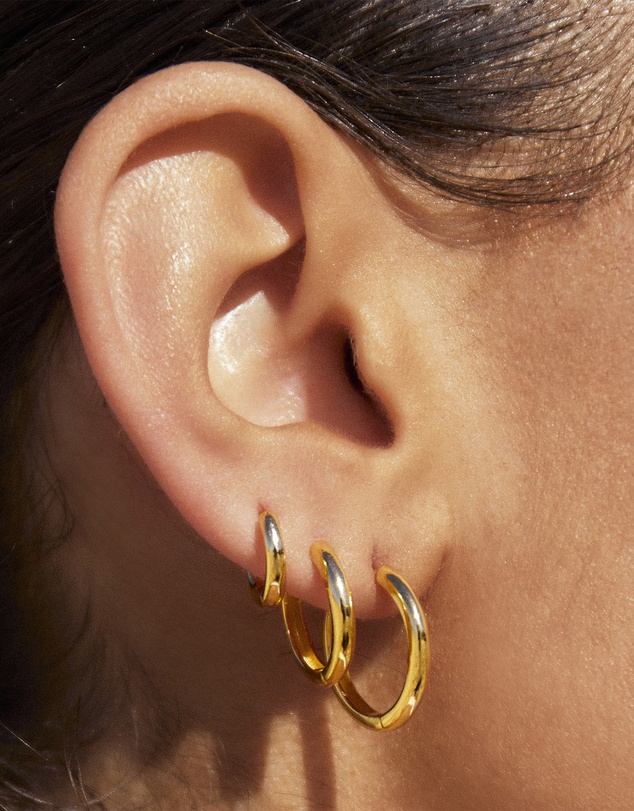 Arms Of Eve - Scarlet Gold Earrings