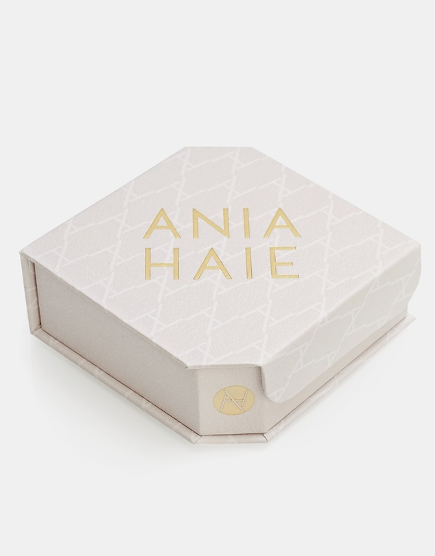 Ania Haie - Silver Bezel-Set Station Hand Chain
