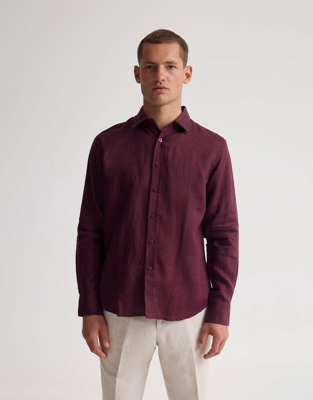 Oxford - Copper European Linen Shirt
