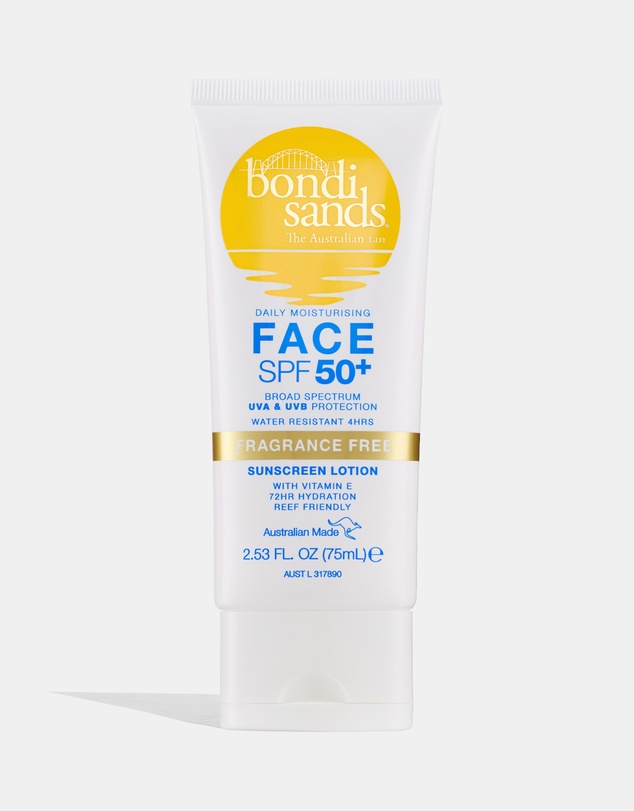 Bondi Sands - SPF 50+ Fragrance Free Face Sunscreen Lotion 75ml