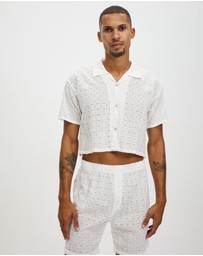 Merlino Street - Embroidered Amalfi Button-Up Shirt