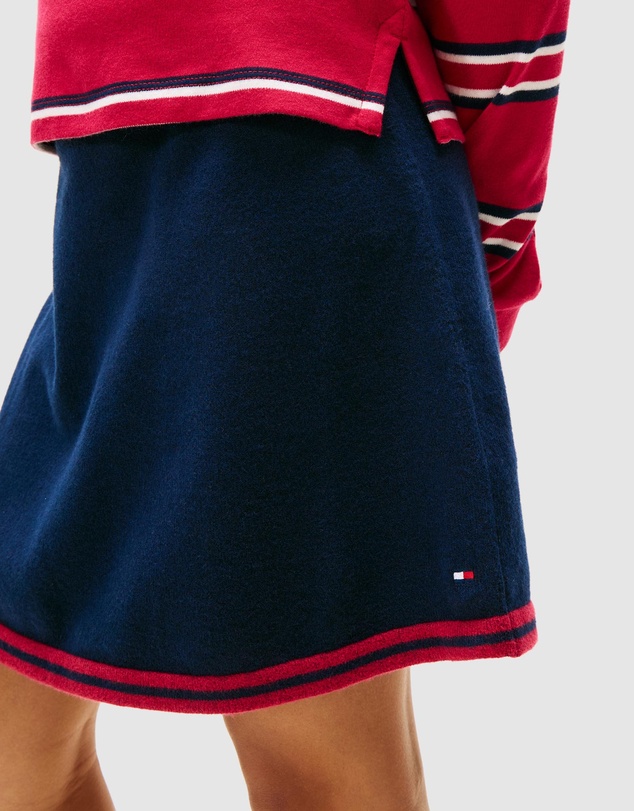 Tommy Hilfiger - Varsity Rib-Knit Mini Skirt - Teens