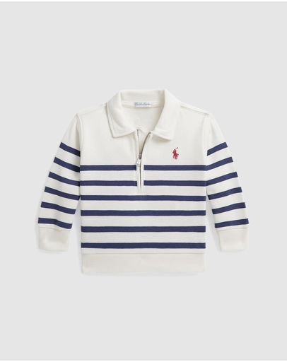 Deckwash White & Light Navy