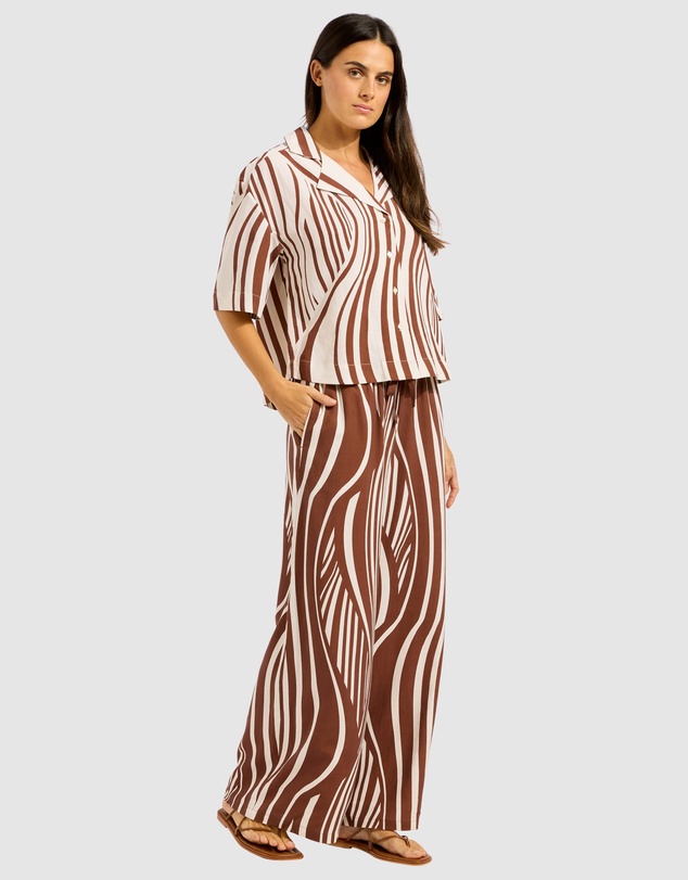 Seafolly - Coastline Drawcord Wide Leg Pant