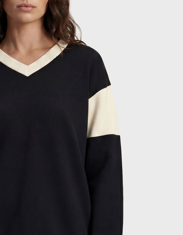 Academy Brand - Maggie Contrast V Sweat