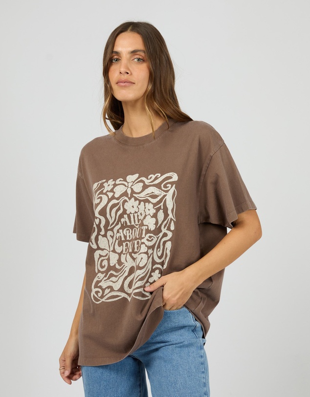 All About Eve - Fields Relaxed Tee Coffee