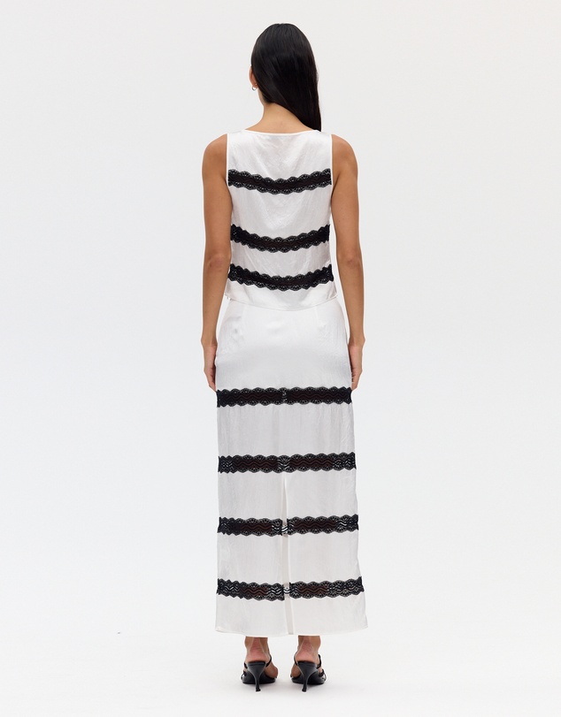 Third Form - Sevin Lace Panelled Skirt