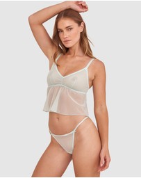 Bras N Things - Soft Spot String - Mint Green