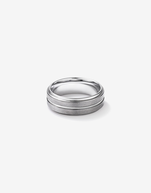 Michael Hill - 8mm Patterned Wedding Band in Tungsten