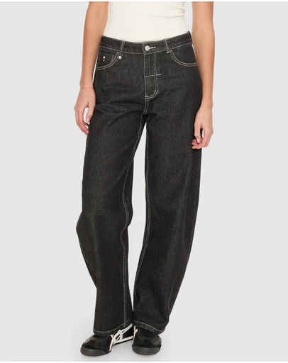 Thrills - Sloane Low Rise Barrel Jeans