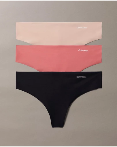 Calvin Klein - 3-Pack Invisibles Micro Thong