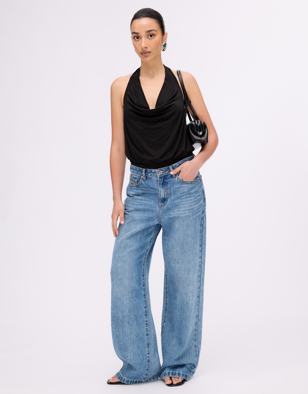 Minima Esenciales - Mollie Jersey Halter Bodysuit
