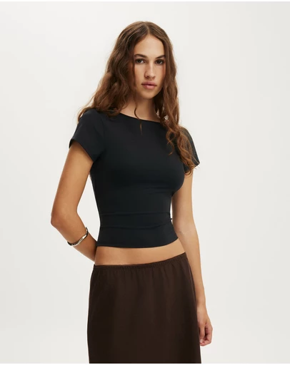Cotton On - Hold Me Scoop Back Tee