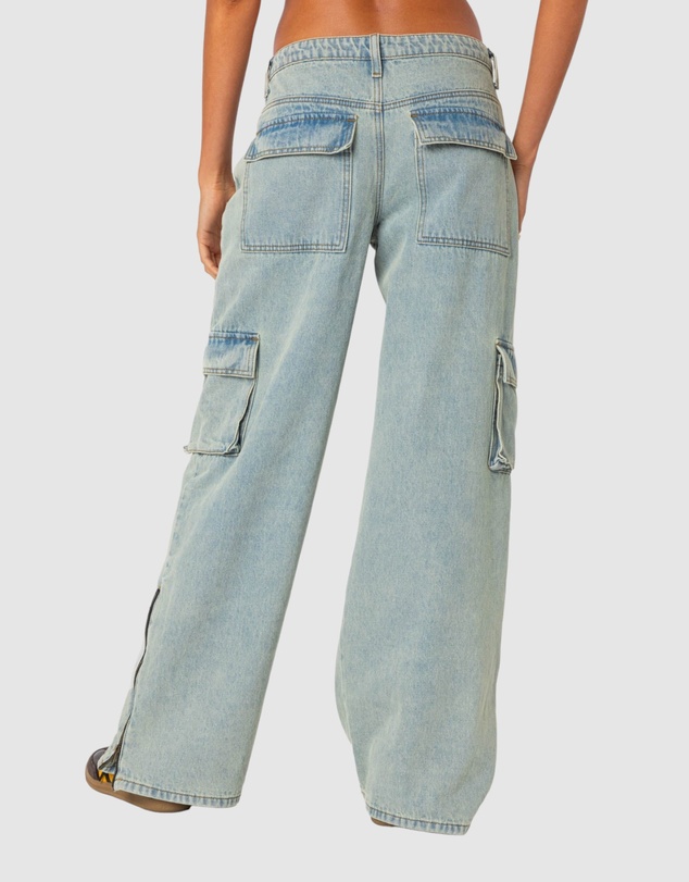 EDIKTED - Andi Low Rise Cargo Jeans