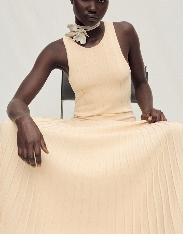 M.N.G - Piano Pleated Knitted Dress