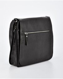 Cobb & Co - Notting Leather RFID Expandable Satchel