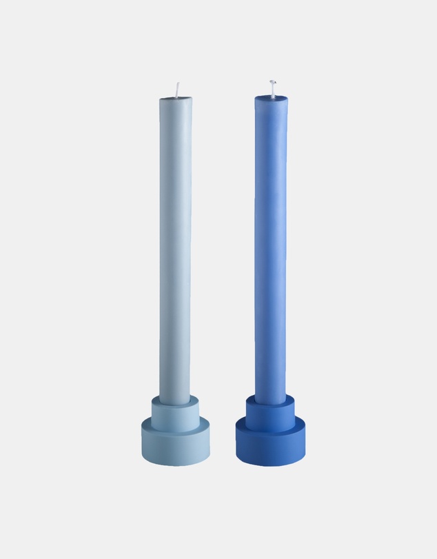 porter green - flipp sml silicone unbreakable candle holder set