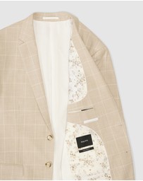 Politix - Windowpane Check Tailored Jacket