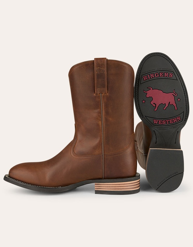 Ringers Western - Roper Round Toe Boot
