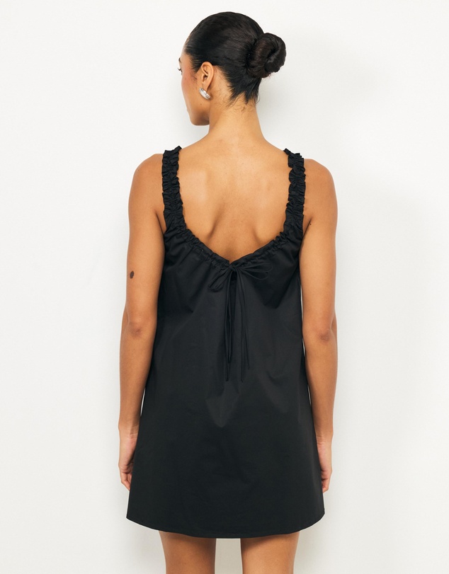 AERE - Vaila Cotton Mini Shift Dress