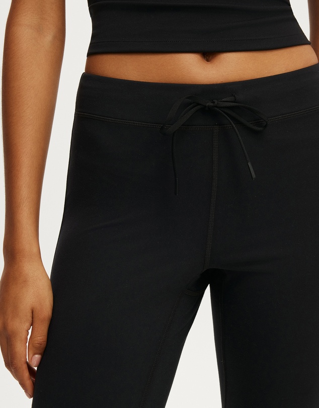Cotton On Body Active - Ultra Soft Tie Front Cropped Kick Flare Tights