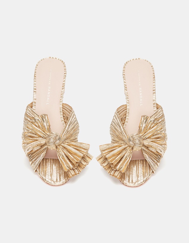 Loeffler Randall - Emilia Pleated Knot Mules