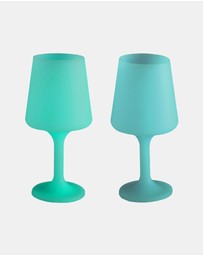 porter green - swepp | silicone unbreakable wine glasses