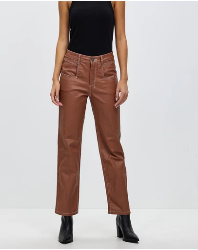 DRICOPER DENIM - Betzy Coated Copper Jeans