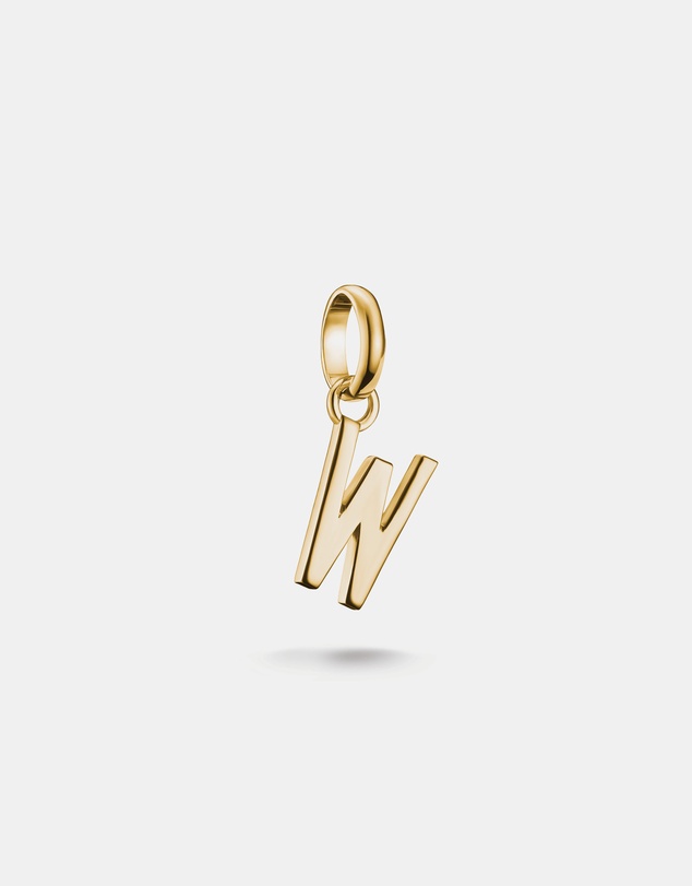 THOMAS SABO - THOMAS SABO Connect Charm letter W Gold